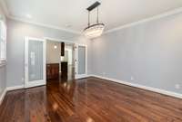 Looking into the kitchen & breakfast nook