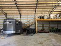 Second barn near the horse pastureland large enough for farm implements, hay storage or private collections.
