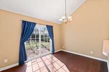 Dining area next to kitchen