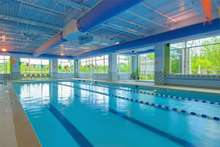 Indoor pool and spa.