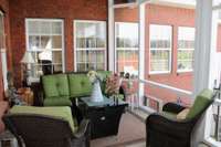 Enjoy a cup of coffee and a good book in any weather on the screened porch!