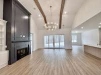 Cozy Family Room w/ Gas Fireplace & Built-Ins.