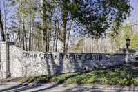 Cedar Creek Yacht Club is 2.5 miles away from home.