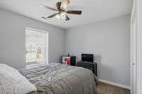 Guest room 4 on the lower level of the split foyer