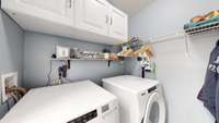 Cabinets in the Laundry Room