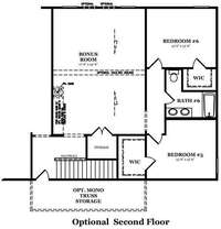 Braxton Floor Plan Optional Second Floor