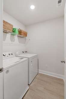 Convenient utility room with built-in shelving! 1772 Tahoma Dr.   Lebanon, TN 37087