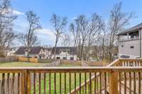 The fully fenced backyard offers an abundance of space for pets to roam or family to gather:). There is pre-wiring in place for backyard speakers.