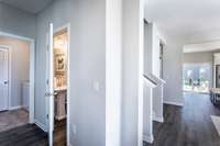 Laundry room & powder room downstairs.