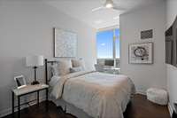 Guest Bedroom with city view