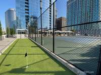 Bocce and tennis court