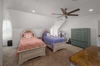 One of the Secondary bedrooms even features two charming children’s play areas built into the walls. How adorable!