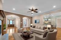 Open Concept Living - Virtually Staged