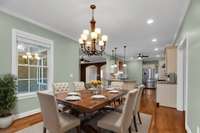 Kitchen Dining - Virtually Staged