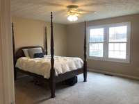 Master bedroom has 2 walk in closets