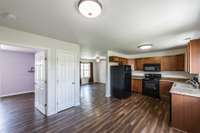 Open kitchen/dining room