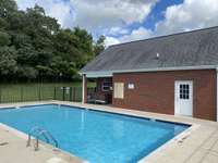 Community clubhouse and pool