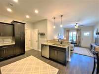 Open floorplan! (photo is of model home with same floor plan)