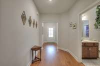 Inviting entry foyer