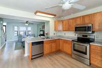 Stainless steel appliances all remain for new owner.