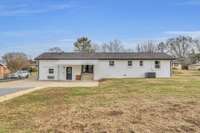 Large level backyard is perfect for entertaining or even a pool if desired. Plenty of parking available for lots of visitors.