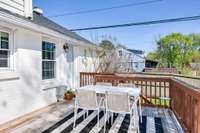 Back Deck is perfect for entertaining.  OR close it off and make a sunroom.