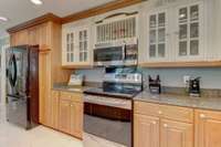 The spacious and open kitchen has everything the home chef could need.