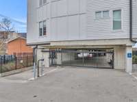 Gated and secure parking- there are 2 designated parking spaces off the back alley for this unit