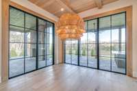 View of Dining Room's Fabulous windows