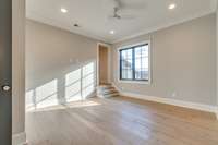 View of 5th Bedroom with ensuite Bath and adjacent to Playroom