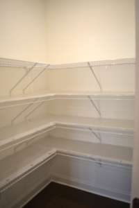 Large walk-in pantry