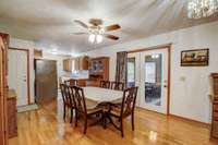 Spacious dining room!