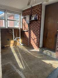 Outdoor enclosed utility room