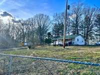 Fenced in view from back of home