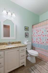 Hall/guest bathroom