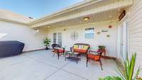 Partial Covered Patio to enjoy sun and shade