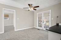 Dining area in kitchen