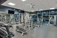 3,800 sq ft fitness center