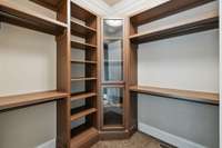 Built ins for one of the 2 owners closets.