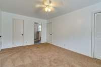 2nd Story Master Bedroom with 2 closets!