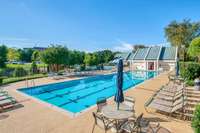 community pool and the lovely clubhouse