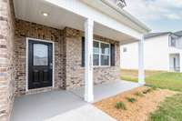 Covered Front Porch, perfect for rocking chairs