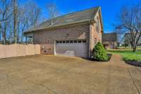 2 car garage with sink