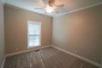 Extra bedroom 1 is right next to the full bathroom. Brand new carpet and paint allow a fresh clean space for you to enjoy immediately!