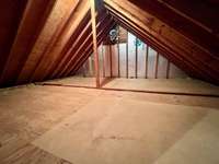 Lots of attic storage space!