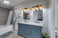 Beautifully renovated primary bathroom