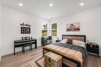 (Upstairs) Bedroom #3 with views overlooking the backyard.