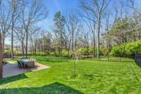 Fully fenced and level lot backing to trees and privacy. Are you ready to be outside this Spring?