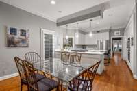 You can see this side of the kitchen counter has storage as well.