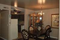 Nice dining area for dinners with family or friends.